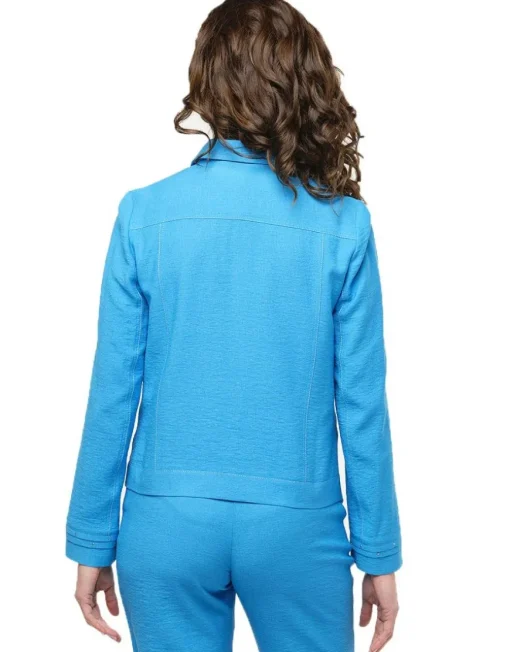 Veste chic bleu azur