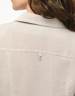 Veste chic courte beige