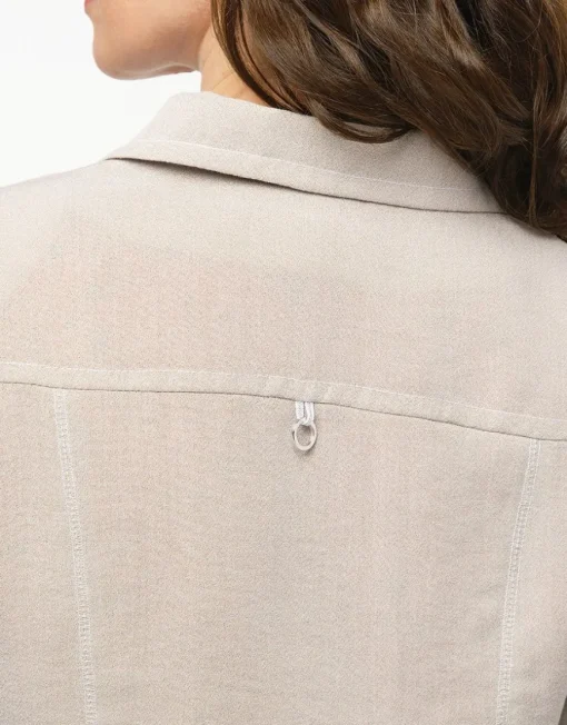Veste chic courte beige