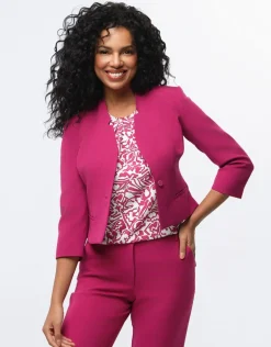 Veste chic framboise