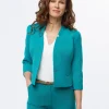 Veste chic émeraude