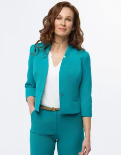 Veste chic émeraude