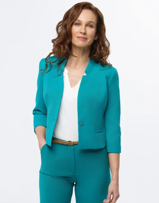Veste chic émeraude
