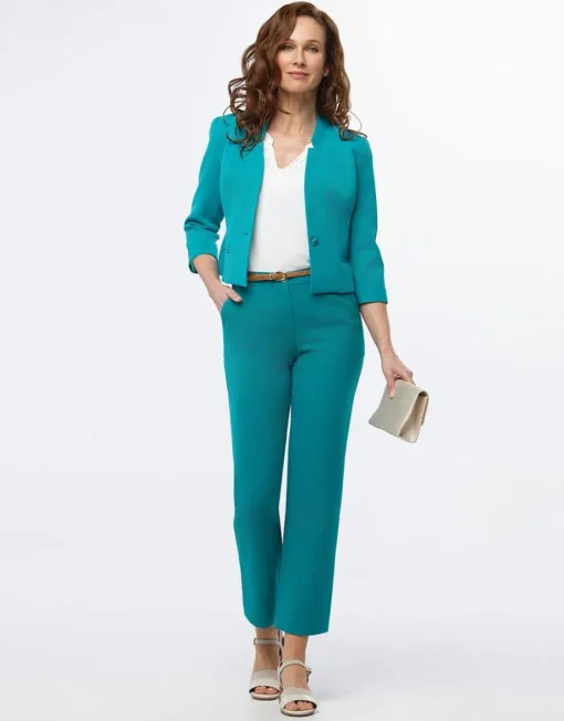 Veste chic émeraude