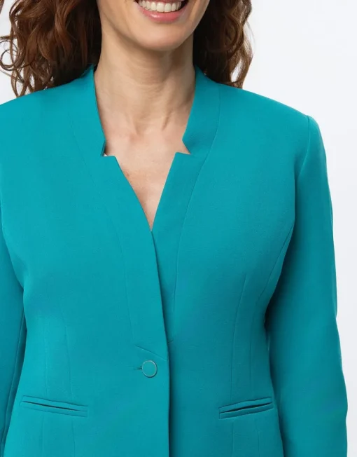 Veste chic émeraude