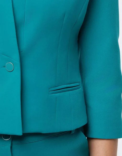 Veste chic émeraude