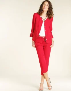 Veste chic rouge