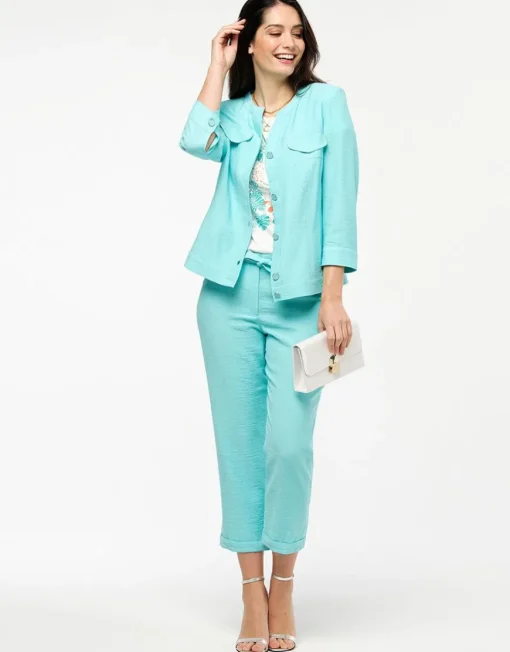 Veste chic turquoise