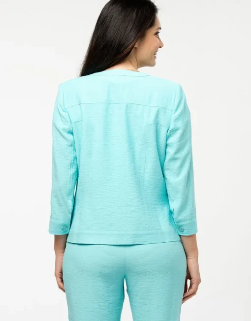 Veste chic turquoise