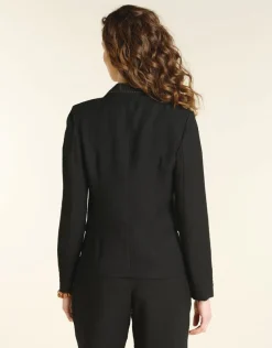 Veste droite chic noire