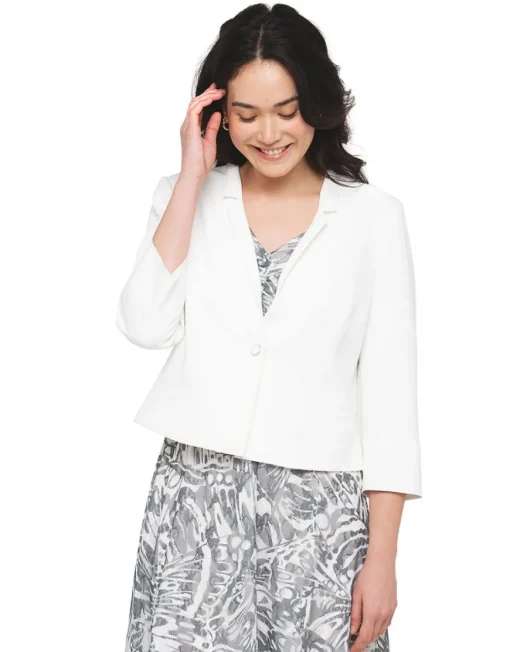 Veste habillée écrue