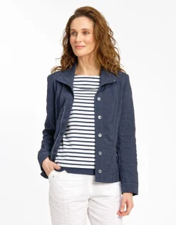 Veste legère bleue marine