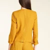 Veste lin safran
