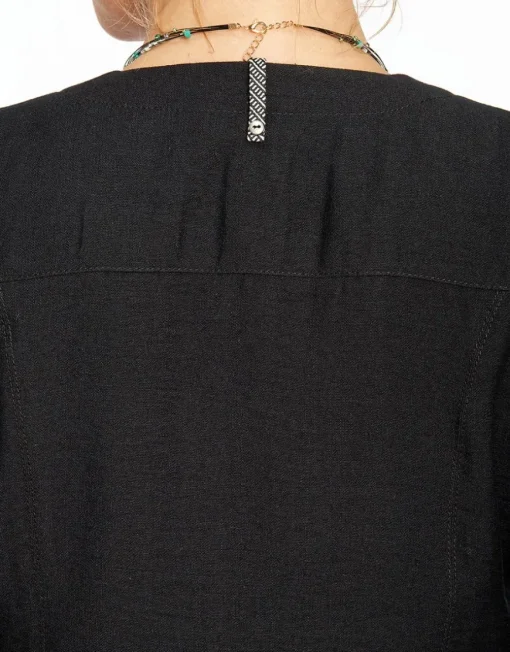 Veste saharienne noire