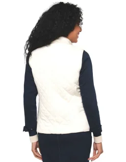 Veste sans manches beige