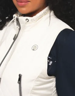 Veste sans manches beige