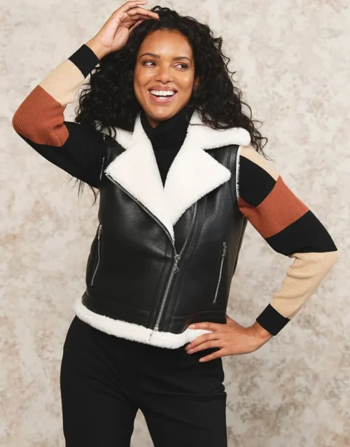 Veste sans manches noir