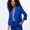 Veste tailleur chic bleu