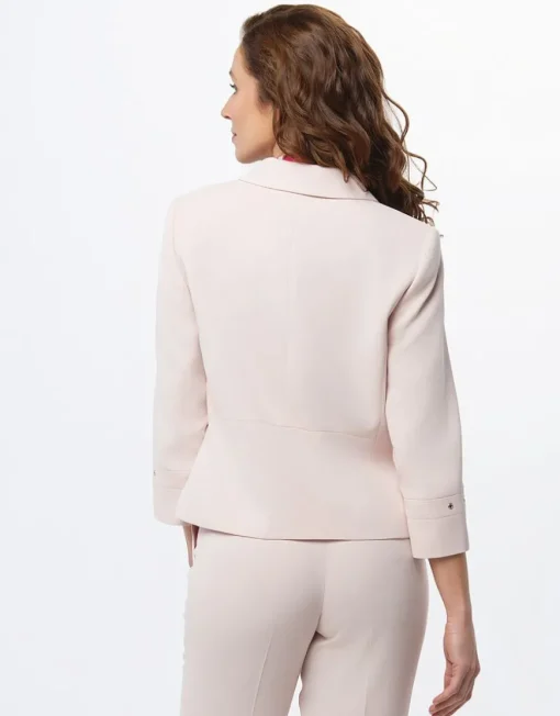 Veste tailleur chic rose