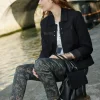 Veste tailleur noire chic