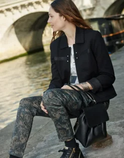Veste tailleur noire chic