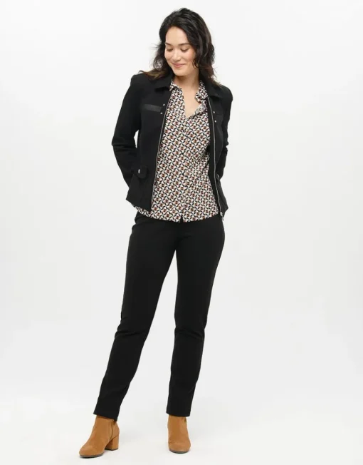 Veste tailleur noire chic