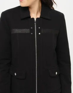 Veste tailleur noire chic