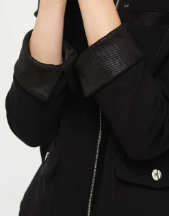 Veste tailleur noire chic